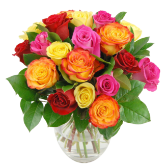 25 colorful roses | Flower Delivery Khimki